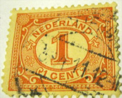 Netherlands 1898 Numeral 1c - Used - Used Stamps