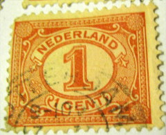 Netherlands 1898 Numeral 1c - Used - Used Stamps