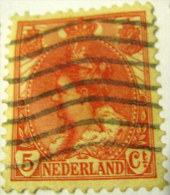 Netherlands 1898 Queen Wilhelmina 5c - Used - Used Stamps