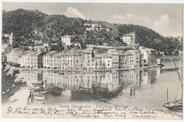 Santa Margherita Portofino  Viaggiata 1906 Nin Danimarca - Andere Städte