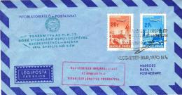 HUNGARY - 1970.Airmail Cover II.- Postal Service By Glider (Airplane) Mi 2280,2286 - FDC