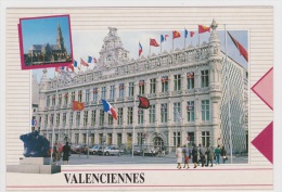VALENCIENNES - PLACE D' ARMES - HOTEL DE VILLE - EGLISE N.D. - LE SAINT CORDON - Ed. MAGE - CARTE NON VOYAGEE - Valenciennes