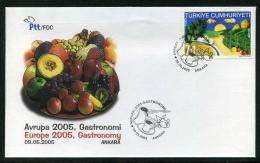 TURKEY 2005 FDC - Europa Cept (Gastronomy) - FDC