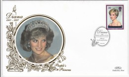 Benham Limited Edition FDC 1998, Diana,  "The People Princes....." Foreigh & Hospital Visit, Medicine. Great Britain - 1991-2000 Dezimalausgaben