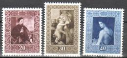 Liechtenstein 1952  Art  Painting Gemalde - Mi.306-308 MNH (**) - Ungebraucht