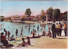 55. DUN SUR MEUSE. LE LAC VERT . CASINO ET BAIN DES ENFANTS .ANIMATION. - Dun Sur Meuse