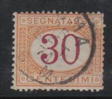 SS1064 - REGNO 1870, Segnatasse Il 30 Cent N. 7 . Used - Segnatasse