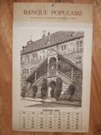 Calendrier Banque Populaire 1959 Mulhouse Altkirch Thann - Grossformat : 1941-60