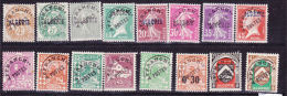 ALGERIE N° PREO 1/16 TIMBRES POSTE AVEC SURCHARGE AFFRANCH POSTES DES TIMBRES PREO DE FRANCE NEUF AVEC CHARNIERE - Unused Stamps