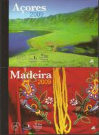 AÇORES + MADÈRE-CARNETS PRESTIGE AVEC ESSAIS COULEUR, TIMBRES ET FEUILLES BLOC DE L´EUROPA-CEPT 2009 " ; "ASTRONOMIE" - 2009