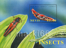 Nevis - 2002 - Insects - Mint Souvenir Sheet - St.Kitts En Nevis ( 1983-...)