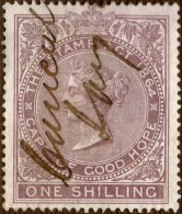 Cape Of Good Hope,revenue Stamp 1 Shilling,1865,used As Scan - Capo Di Buona Speranza (1853-1904)