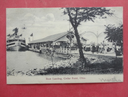 Cedar Point,OH--Boat Landing--cancel 1907--PJ227 - Autres & Non Classés