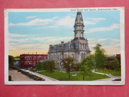 Bellefontaine,OH--Court House And Square--cancel 1945--PJ229 - Sonstige & Ohne Zuordnung