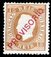 !										■■■■■ds■■ Portugal 1892 AF#84 * Provisional 15 Réis Chalky 12,5 Type IV (x7288) - Unused Stamps