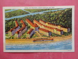 Cedar Point,OH--Hotel The Breakers--cancel 1951--PJ229 - Sonstige & Ohne Zuordnung