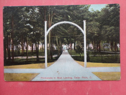 Cedar Point,OH--Promenade To Boat Landing--cancel 1911--PJ229 - Sonstige & Ohne Zuordnung