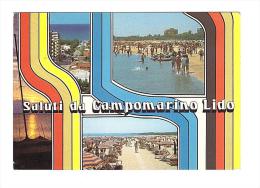 E2646 Saluti Da Campomarino Lido (Campobasso) - Spiaggia- Multipla / Viaggiata 1987 - Altri & Non Classificati