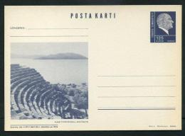 TURKEY 1974 PS / Postcard - View From Kas Theatre Ruins (Antalya) #AN 242 - Entiers Postaux