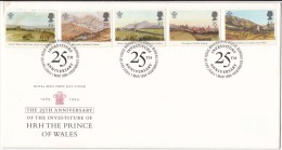 Great Britain FDC 1994, Investiture Of HRH, Price Of Wales, Art Painting, - 1991-2000 Decimal Issues