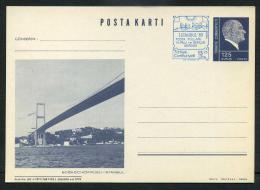 TURKEY 1985 PS / Postcard -with 85 Philatelic Exhibition Stamp Design, Oct.23, #AN 265. - Postwaardestukken
