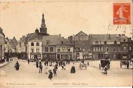 Armentières-place De L'église-cpa - Armentieres