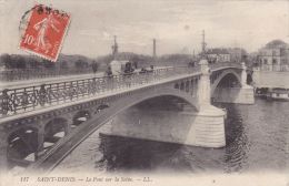 Cp , 93 , SAINT-DENIS , Le Pont Sur La Seine - Saint Denis
