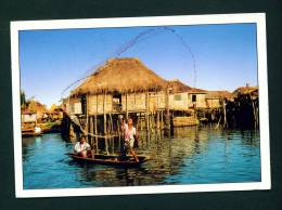 TOGO - Fishing Village Used Postcard Sent To The UK As Scans - Togo