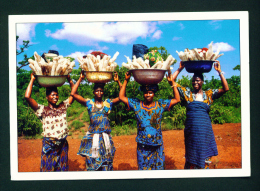 TOGO - En Route Por Le Marche (On The Way To Market) Used Postcard Sent To The UK As Scans - Togo