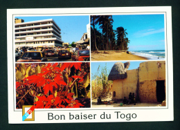 TOGO - Four Views Used Postcard Sent To The UK As Scans - Togo