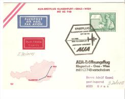 Sobre De Austria De Matasello Aviones - Storia Postale