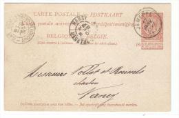 Tarjeta Belgica 1922 - Lettres & Documents