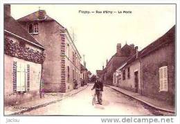 FLOGNY RUE D´ERVY LA POSTE (PERSONNAGES) REF12252 - Flogny La Chapelle