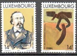 Luxembourg 1991  Art Painting Gemalde - Michel 1275-1276 MNH (**) - Neufs