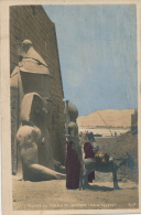 AFRIQUE - EGYPTE - LOUXOR - Façade Du Temple De LOUQSOR (animation Avec âne) - Luxor
