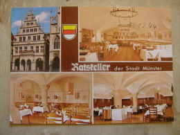 Deutschland - RATSKELLER Der Stadt Münster-  Advertising Paper Item Not A Postcard (postcard Model)   D108204 - Muenster
