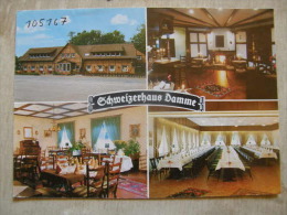 Deutschland - Schweizerhaus Damme -  Advertising Paper Item Not A Postcard (postcard Model)   D108210 - Damme