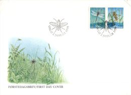 (550) Norway FDC Cover - Norvege - 1998 - Insect - FDC