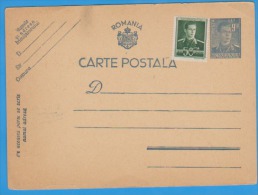 ROMANIA Postal Stationery Postcard PC KING MIHAI - Cartas & Documentos