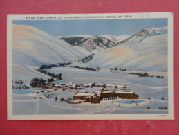 Sun Valley,ID--Winter Scene Of Sun Valley Lodge And Challenger Inn--not Mailed--PJ232 - Otros & Sin Clasificación