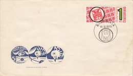 CZECHOSLOVAKIAN POST SERVICE, SPECIAL COVER, 1970, CZECHOSLOVAKIA - Cartas & Documentos