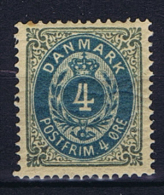 Denmark, 1875. Mi 23 I Y Aa, MNH/** Postfrisch, Very Thin Brown Spot At Left Top, In The Gum - Ongebruikt