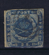 Denmark, 1854 Mi Nr 3, Used - Oblitérés