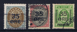 Denmark, 1912 Mi Nr 60 - 62   Used - Used Stamps