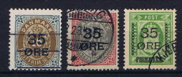 Denmark, 1912 Mi Nr 60 - 62   Used - Usati