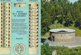 Orvieto -St. Patrizio Well - Prospect.     Puits De St. Patrizio - Patrizio Brunnen.  # 01686 - Châteaux D'eau & éoliennes