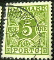 Denmark 1921 Postage Due 5ore - Used - Portomarken