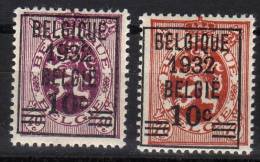 333/34  **  Gomme Originale Cob 28 - 1929-1937 Heraldieke Leeuw