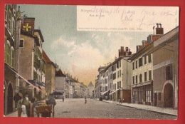 Z0291 Morges, Rue Du Lac, Char à Fruits. Précurseur. Cachet 1906 - Morges
