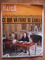 Paris Match N° 872 De Gaulle - Gente